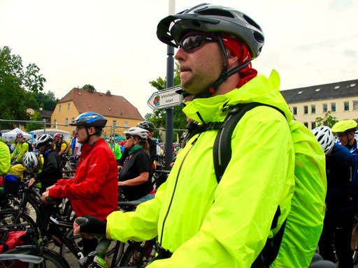 alle warteten konzentriert auf den Start