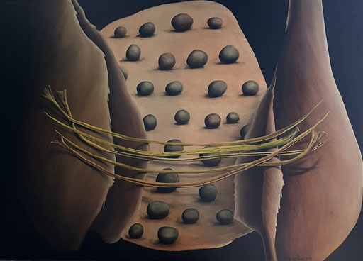 'Span', 71 x 101 cm oil on canvas 2004