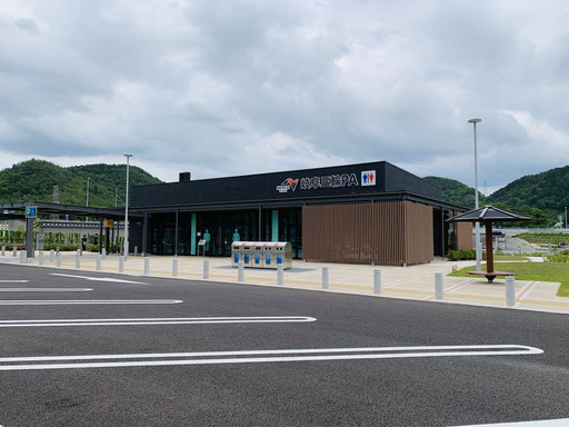 観光客の利用が増えそうな岐阜三輪PA