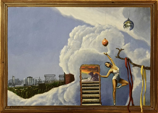 Neu: "Neue Welt", Nr. 9/17, Acryl auf Leinwand, 50x70 cm