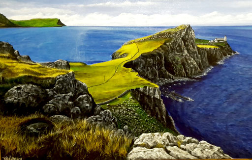 Neu: "Isle of Skye", Nr. 2/17, Acryl auf Leinwand, 80x120cm