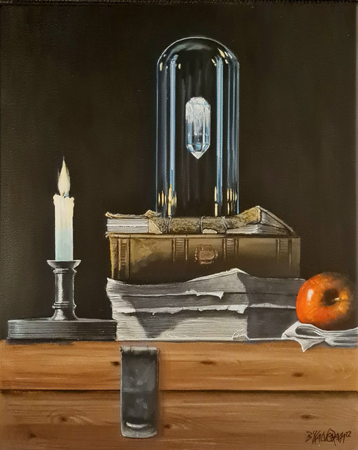 "Stilllebendrei", Nr. 11/22, Acryl  auf Leinwand, 40x50 cm