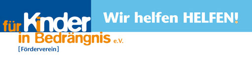 Auch die soziale Verantwortung für Mensch und Umwelt ist unserer Unternehmensstruktur wichtig. Wir unterstützen mit unserem Unternehmen den "Förderverein für Kinder in Bedrängnis e.V."