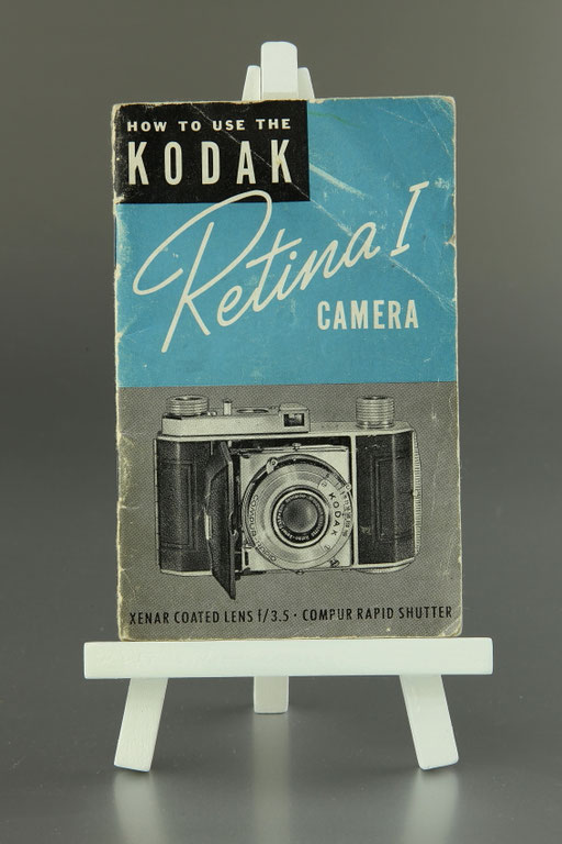 Gebrauchsanleitung englische Version Kodak Retina I   Type 010  ©  engel-art.ch