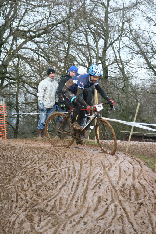 Samuel Bruhier au Championnat National Cyclo-cross Ufolep à Cluis (36) le 3 Février 2013