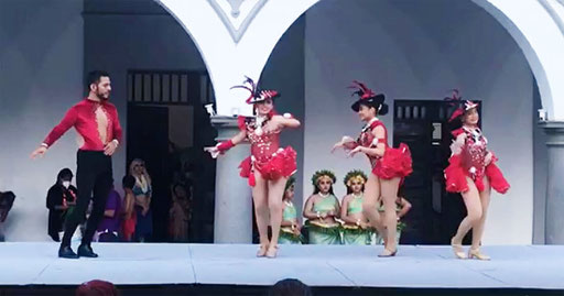 Tanzperformance in Veracruz