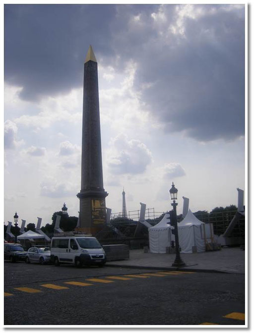 Obelisco en la Plaza de la Concordia
