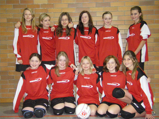Unsere Mädels U14 mit neuen Trikots