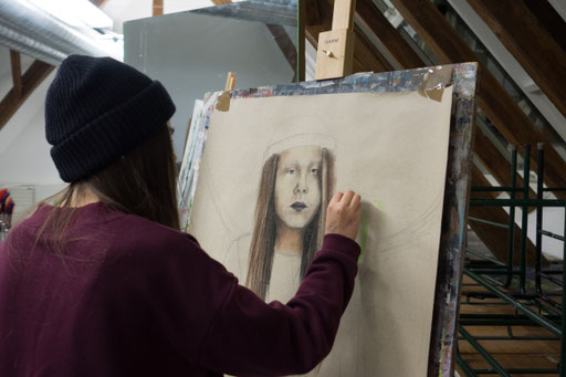 Kunstwerk aus der Talentschmiede 2016-17, LichtwarkSchule. Fotonachweis: LichtwarkSchule, Dr. Reimar Palte