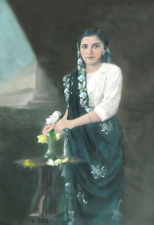 Young Shireen. Image restoration & rendition by Anthony Zois
