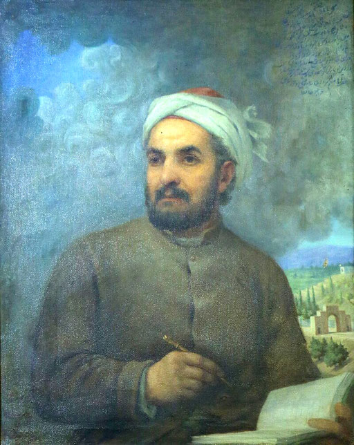  Painting of Hafez by Abolhassan Sadighi.