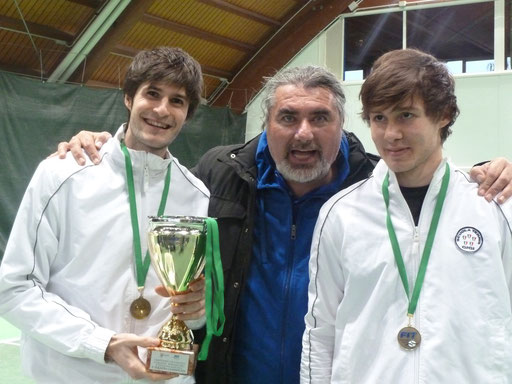 da sinistra: Mauro Rossi, Pierluigi Leoni e Davide Negrotti