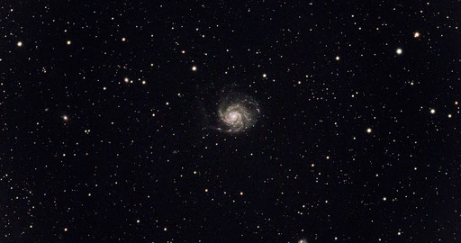 Feuerradgalaxie M101 am 09.03.2024 von Kefferhausen aus gesehen