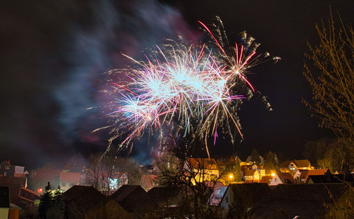 Feuerwerk über Kefferhausen / Neujahr 2022