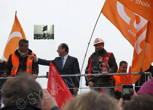 Ce jour là, il y avait un petit air de Jaurès, mais çà n'a pas duré!!!