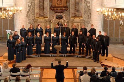 Das Vokalconsort beim Niedersächsischen Chorwettbewerb 2013 in Wolfenbüttel.