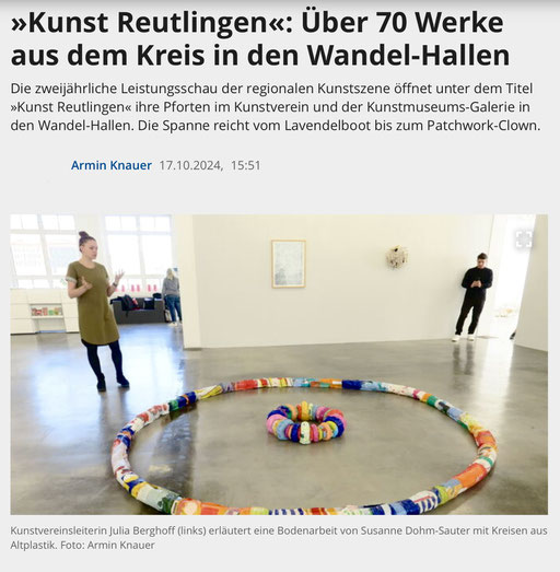Kunst Reutlingen 2024