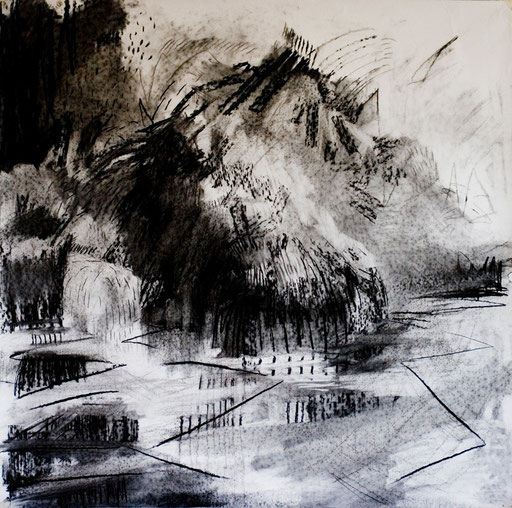 Duga Bobanovic-Sikirica Charcoal drawing Zeichnung Crtez Leipzig art