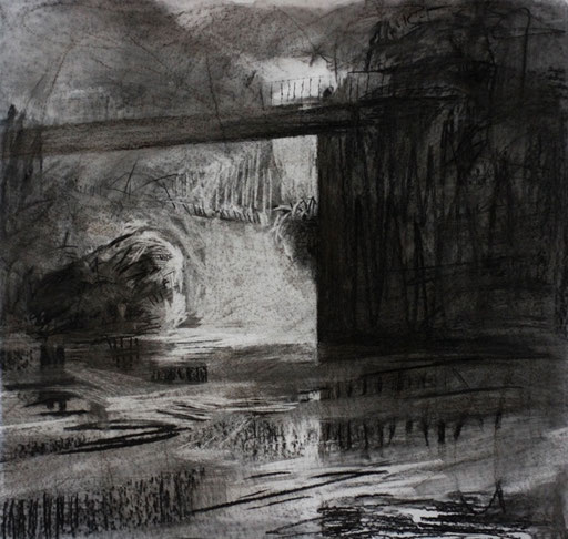 Duga Bobanovic-Sikirica Charcoal drawing Zeichnung Crtez Leipzig