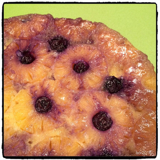 hier mit frischen Heidelbeeren