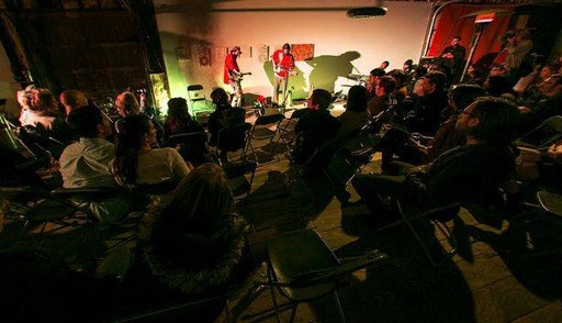 duo with Jonathan Horne at No Idea Festival, 2014