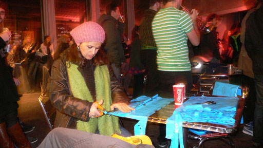 Atelier improvisé au Pôle étudiant