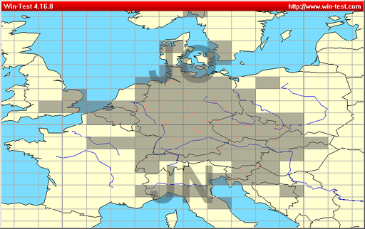 70cm QSO Map