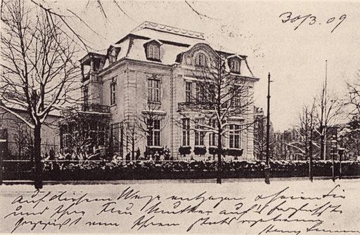 Postkarte 30.3. 1909