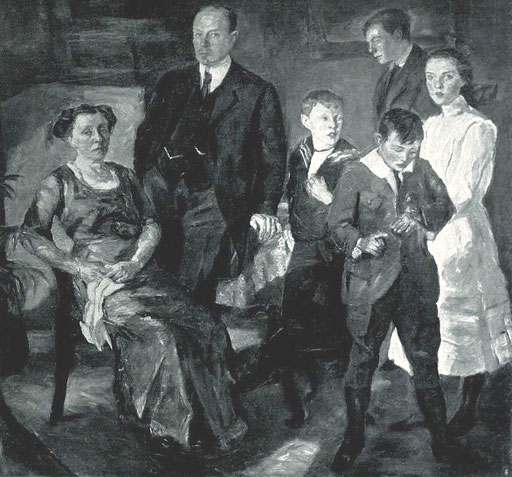 Max Beckmann: Die Familie Henry B. Simms 1913