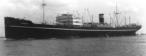 Mit der "Tudor", ist die Familie Simms 1937 nach Australien gereist