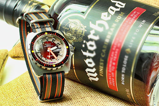 Oldschool Nato »Quantum« hier an Camy Superautomatic Sevenseas.