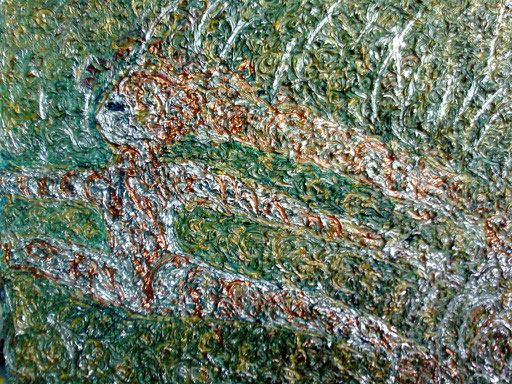 DANZA TRA I MONDI - 2011 olio su tela 45 x 75