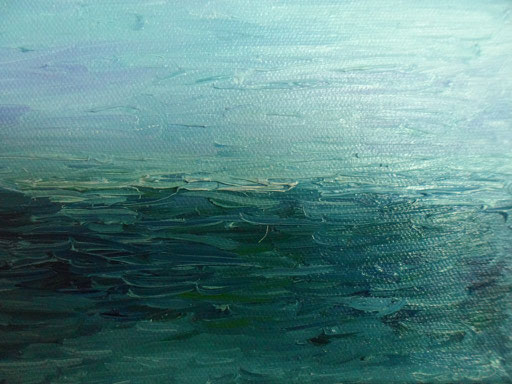 MARE MARE - 2012 olio su tela 3 x 18