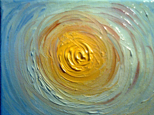 FRATELLO SOLE - 2011 olio su tela 13 x 18