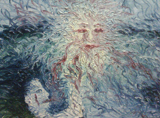 LACRIME DIVINE - 2011 olio su tela 45 x 75