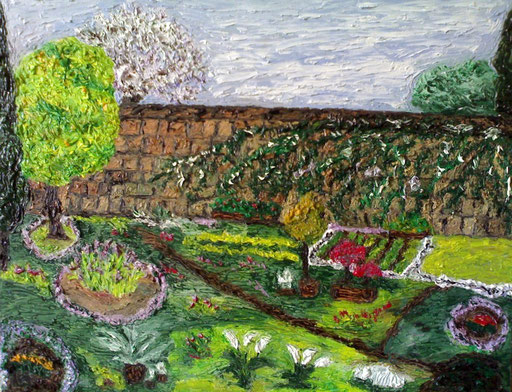 IL GIARDINO SEGRETO - 2008 olio su tela 35 x 45