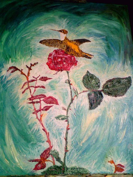 LEGGIADRIA - 2009 olio su tela 35 x 45