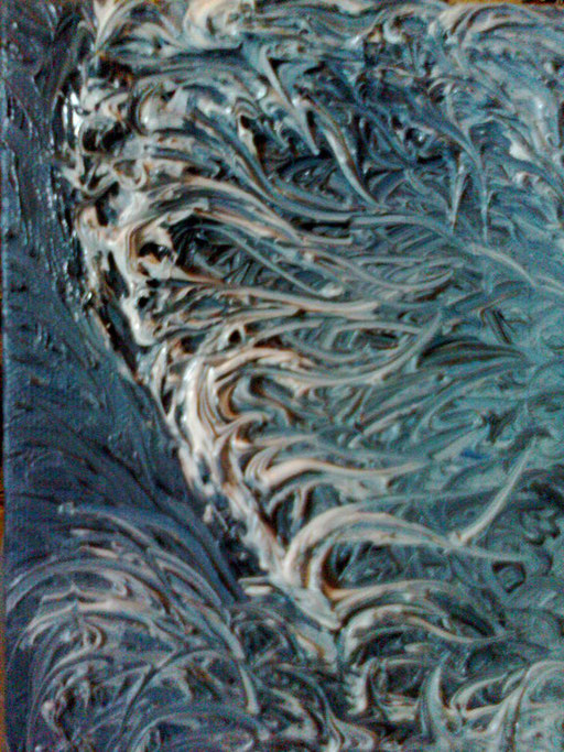 HO VISTO UN ANGELO - 2011 olio su tela 13 x 18