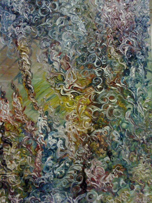 BRODO PRIMORDIALE - 2011 olio su tela 35 x 45