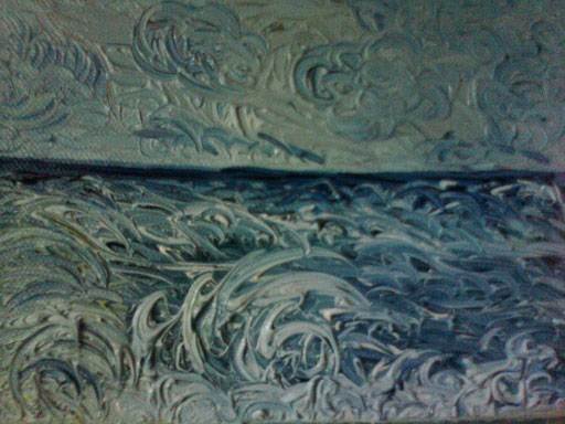 FORZA SETTE - 2011 olio su tela 13 x 18
