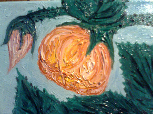 OLD ROSE - 2011 olio su tela 13 x 18