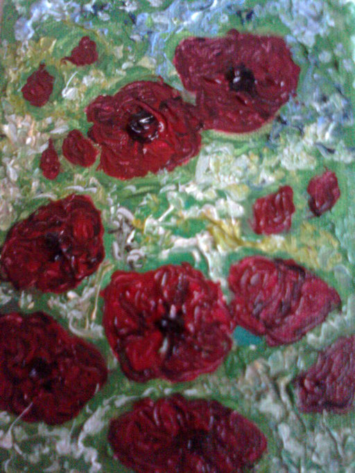 PAPAVERPAPAVERI - 2012 olio su tela 13 x 18