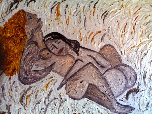 CONNUBIO - 2010 olio su tela 25 x 35