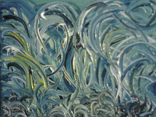 LA GIUNGLA DELLA FORMICA - 2011 olio su tela 13 x 18