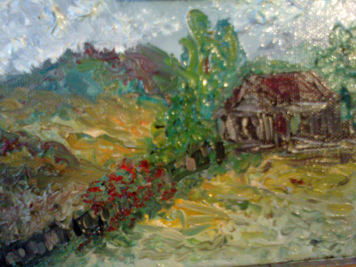 LA PICCOLA CASA - 2011 olio su tela 13 x 18