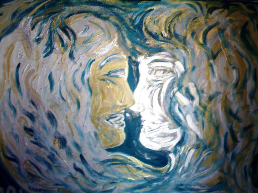 DUE VITE - 2010 olio su tela 45 x 75