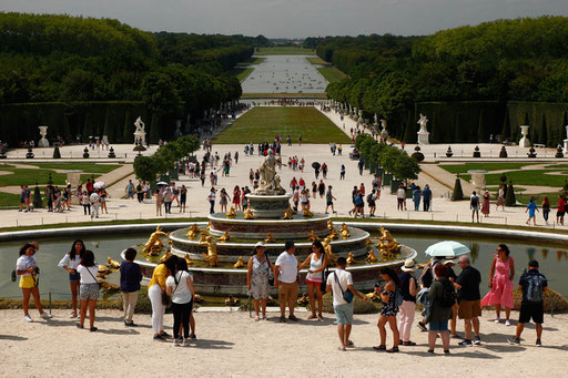 Parkanlage Schloss Versailles, kostenlos