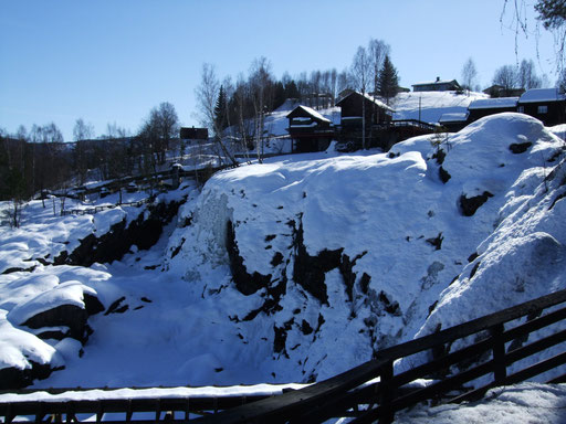 Haugfoss im Winter