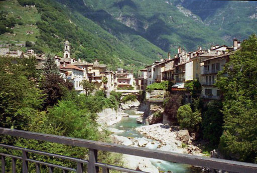 Chiavenna an der Mera - am Eingang des wilden Bergells