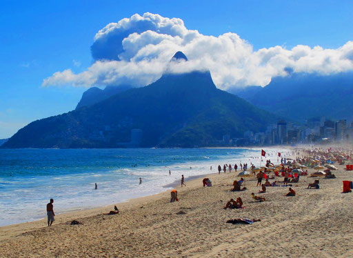 der Lieblingsstrand der gehobenen Brasilianer - Ipanema